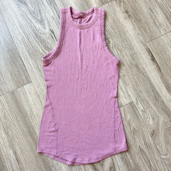 Lululemon Hold Tight Ribbed Tank Top in Velvet Dust Size 0/2 - Picture 4 of 6